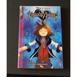Kingdom Hearts Vol.1 By Shiro Amano TokyoPop Manga English PaperBack Pre-Owned